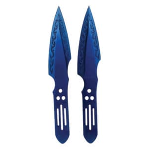 2 Piece Throwing Knife Blue-ST-TK2-101- in set view